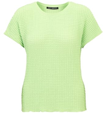 Betty Barclay Damen Strukturshirt mit U-Boot-Ausschnitt 42, Opaline Green