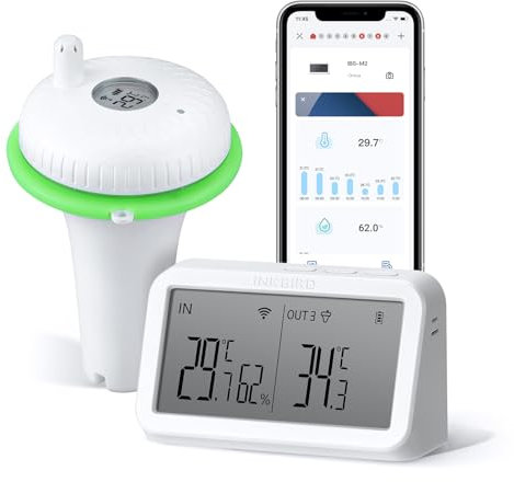 Inkbird Poolthermometer mit WLAN Gateway für Schwimmbäder, Whirlpools