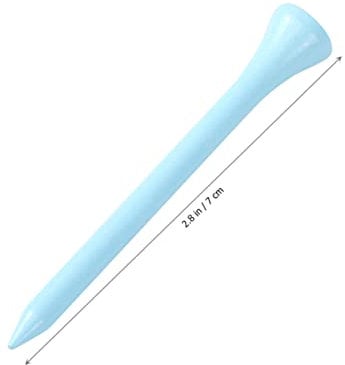 Toyvian 100pcs Golf Golf Tees Double Layer Short Golf Tees Golf Accessories Yards Wood Tees Yards Tees Blue
