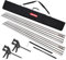 Plunge Saw Accessories Kit – 2 x 1.5m Guide Rails with Connector, Clamps & Carry Bag