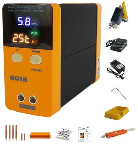 Saldatore a punti batteria, Saldatrice a punti ad impulso LED automatico ad alta potenza, Saldatrice a punti ad induzione 11,6kW, Saldatrice ad alte prestazioni
