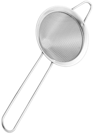 TOVINANNA Extra Fine Mesh Juice Residue Strainer Cone-Shaped Funnel Filter for Bar Home Kitchen Restaurant Coffee Shop Stainless Steel Refining Tool for Screening Oil Medicine Flour Sundries