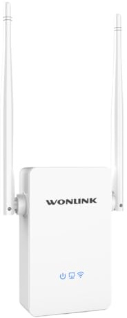 WONLINK Répéteur WiFi Puissant NE3402,Amplificateur WiFi 300Mbps | WiFi Extender Range Booster 2,4 GHz Extenseur sans Fil Compatible avec 4 Mode et Configuration WPS, Couverture WiFi de 100 m²