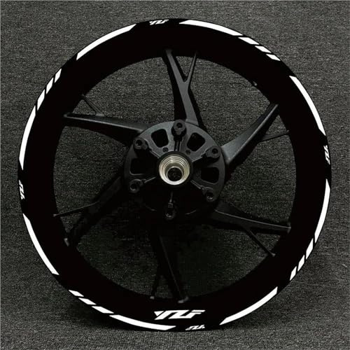 Felgenaufkleber-Set Reflektierende Felgenaufkleber Für Yamaha YZF-R1, YZF-R125, YZFR1, YZFR125, YZF R1, R125 – Set Dekorativer Felgen Aufkleber Motorrad