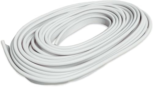 Purely Outdoors Awning Rail Protector Strip Universal Fitment for Caravan & Motorhome – 12m PVC, Cut to Size, Prevents Black Streaks, Protects & Keeps Awning Rail Clean (White)