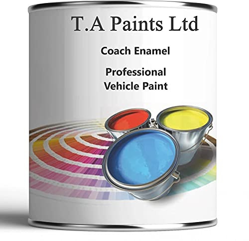 T A Paints Ltd Coach Enamel Military Vehicle Paint Tractor Trailer Professional Finish NATO Camouflage 5L Matt Olive Drab BS 298