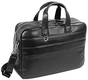 Nava Cartella organizzata 2 manici con porta PC e porta iPad nero