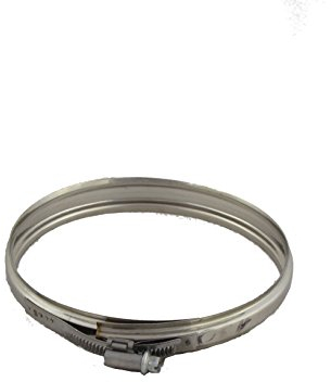 Kaminplus Klemmband, Edelstahl EW, verschiedene Durchmesser 100, 110, 120, 125, 130, 140, 150, 160, 180, 200, 220, 250 mm (100 mm)