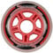 Powerslide Inline-Rollen-Set One Wheels, Smoke/Rot, 1