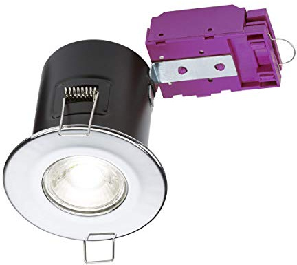 Knightsbridge VFC GU10 Fire Rated Downlight Chrome