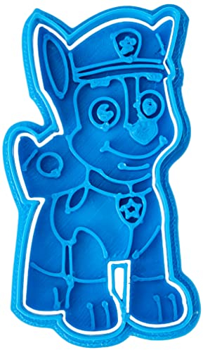 Cuticuter Paw Patrol Chase Cortador de Galletas, Plástico, Azul
