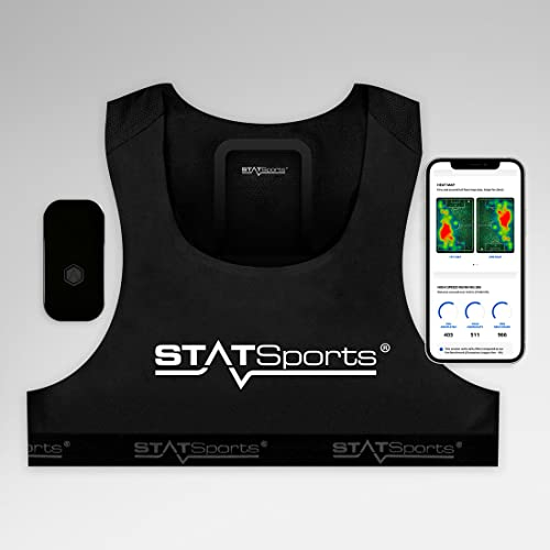 STATSports APEX GPS Fußball Tracker Weste - APEX Athlete Series - Erfasst 16 Leistungsmetriken - Fussball Tracker für Profi-Performance-Tracking - Sport-GPS-Weste - Getragen von Profis, Jugend L