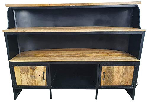 Indoortrend.com Theke Tresen rot weiß Empfangstresen Empfangstheke Vintage Design