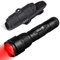 ULTRAFIRE Red LED Hunting Torch 620-630nm Red Light, Zoomable Red Hunting Light, Single Mode Small Tactical Torch with Flashlight Holster for Night Vision