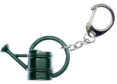 Miniblings Gießkannen Schlüsselanhänger Kanne Garten - Handmade Modeschmuck I Anhänger Schlüsselring Schlüsselband Keyring - Gießkanne Kanne Garten Gärtner Gärtnerin