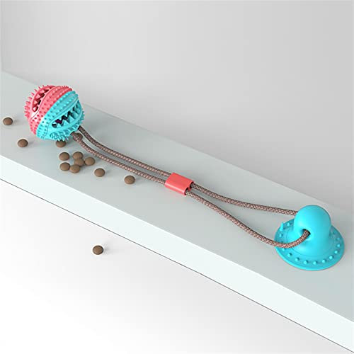 NZNZ Jouets pour Chiens Silicon Ventouse TUG TUG Interactive Dog Ball Jouet pour Animaux de Compagnie Grands Chiens Chiot Chew Nettoyage Fournitures de Jeu (Color : Style A 2)