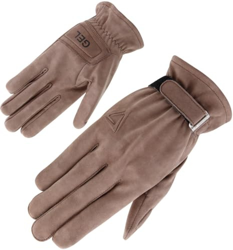 Orina Lite Classic Lederhandschuhe, ohne Futter für Erwachsene, Unisex, Kamel (Beige)