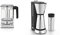 WMF Küchenminis 2 in 1 Vario Wasserkocher mit Temperatureinstellung, 1,0l, 1900 W, Teekocher Glas mit Teebeutelhalter und Sieb & Küchenminis Aroma Filterkaffeemaschine mit Thermoskanne, 870 Watt