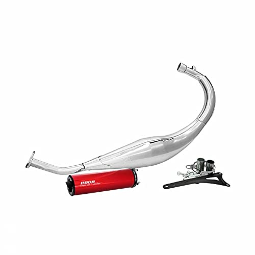 Pot 50 a boite voca chromed pour beta 50 rr 2012+ (passage bas - silencieux alu rouge)
