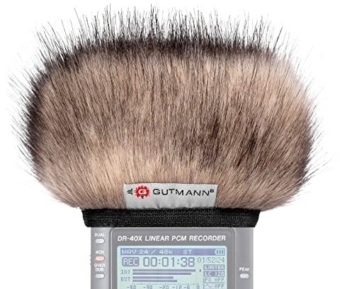 Gutmann Mikrofon Windschutz Fell für Tascam DR-44WL CAT Made in Germany