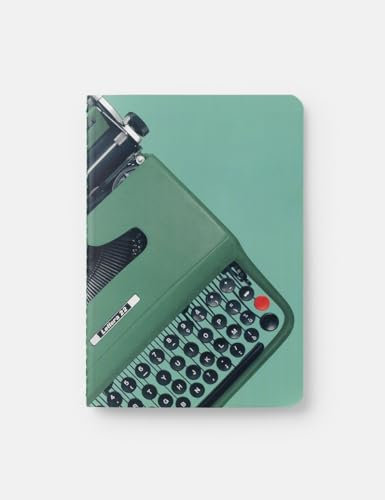 Olivetti Green Small Sewn Lined Notebook
