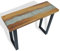 INLIFE Konsolentisch Teak 100 x 35 x 75 cm