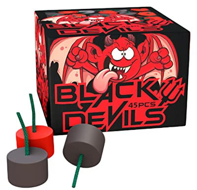 Lesli Fireworks Black Devils, Spooky F1, Jugendfeuerwerk, 45 Stück