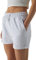 Smith & Solo Kurze Hose Damen - Shorts Sommer Hosen, Laufhose Kurz Sporthose, Trainingshose Sportshorts Women Laufshorts (Weiss, M)