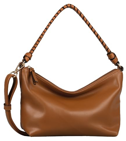 Gabor bags Lela Damen Hobo Bag Schultertasche Mittelgroß Braun