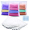 Reusable Zip Lock Bags, 30pcs 17x25cm Plastic Travel Bags Organiser No Holes Hospital Bag Organiser Pouches Frosted Waterproof Travel Storage Bag for Clothes,Shoes,Cosmetics,Suitcase