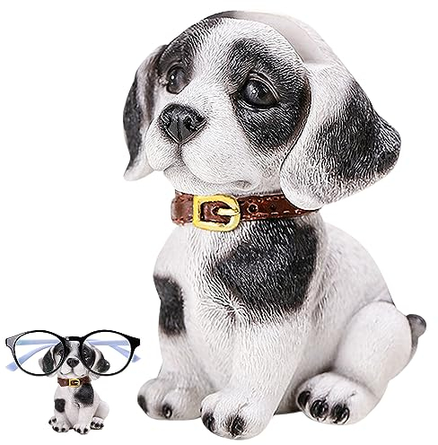 YAXIDAEVER Tiere Brillen Halter,Stehen Brillenhalter,Lustig Brillenhalter,Harz Tiere Schreibtisch Dekor, für Schreibtisch Dekoration Geschenk (10 * 8CM/3,93 * 3,14in)