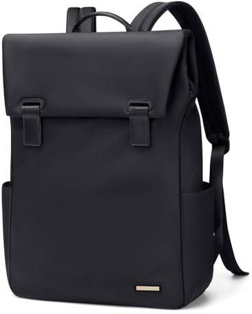 GOLF QUALITY Mochila Ordenador Portatil Mujer 15.6 Pulgadas Mochila Portatil Mujer Trabajo Impermeable Mochila con Antirrobo Backpack para la Viajes Escolar Negocios,Negro