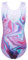 ZNYUNE Balletttrikot für Mädchen, buntes Schneeflocken-Element, Kinder, Gymnastik, Sportbekleidung, Turnanzug, 3–12 Jahre, Violett/Blau, 7-8 Jahre