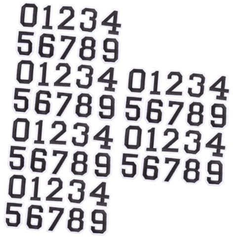 Sosoport 6sets Adesivi Numeri Autoadesivi Per Abbigliamento Da Decorazioni Per Magliette e Accessori Sportivi Numeri Da Non Resistente