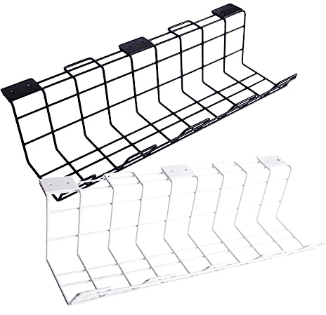 Gadpiparty 2 Pz Rastrelliera in Filo Metallico Scrivania Organizer Per Cavi Organizzatori Di Cavi Elettrici Organizzatori Di Fili Per Cavi Gestione Dei Cavi Ferro Da Stiro Organizzatore Cavo