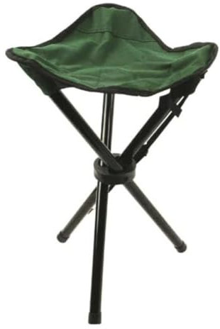 Garden Mile Foldable Camping Chair Lightweight Tripod Stool Portable Fishing Seat 3 Legged Chair for Picnics BBQ Folding Camping Stool Foldable Outdoor Seat