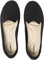 Veittes Women's Wide Width Flats Shoes - Classic Knitted Soft Casual Breathable Slip-on Ballet Shoes.(2205003-3,BK/FK,UK7.5 Wide)