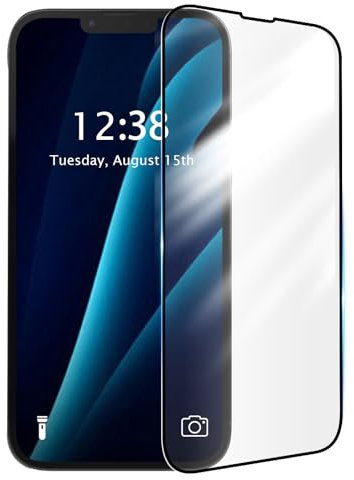 YOUULAR [1 film de protection d'écran en verre trempé pour iPhone 7/8/SE 2020/SE 2020, dureté 9H, transparent, incassable, sans bulles, anti-empreintes digitales, bord noir