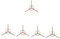 Mikinona 5pcs Microwave Oven Turntable Roller Heavy Duty Turntable Tray Support for Microwaves Easy Assembly