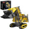 Mould King 17070 Technik Ferngesteuert Bagger Bausatz Raupenbagger Bausteine Gelb Kran Klemmbausteine Spielzeug mit Motor Geschenk für Erwachsene und Jugendliche(4767 Teile)