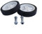 2 ruedas de repuesto de 5/6 pulgadas con kit de reparación para ruedas de placa de compresor de aire, ruedas extraíbles resistentes (2 ruedas de 5 pulgadas)