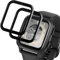 YMHML Verre Trempé pour Garmin Venu Sq 2/Sq 2 Music, Protection D'écran Anti-Rayures, Protecteur 3D Couverture Complète, Film Protection Sans Bulles, HD Transparent, 9H Dureté - 2 Pièces