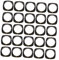minkissy 50pcs Wax Heater Paper Pad for Tress Wellness Wax Stain Resistant Mats Accessory