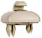 Clip di supporto per aletta parasole Gancio di ricambio per aletta parasole automatica per Au&di A1 A3 A4 A5 Q3 Q5 (8E0 857 562) A7 B6 B7 B8 S4(Beige)