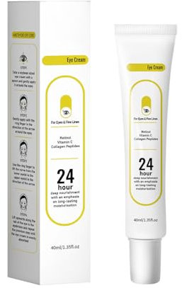 Augencreme gegen dunkle Augenringe Retinol-Augencreme reduziert Augenringe und Fältchen Rosa Für alle Hauttypen