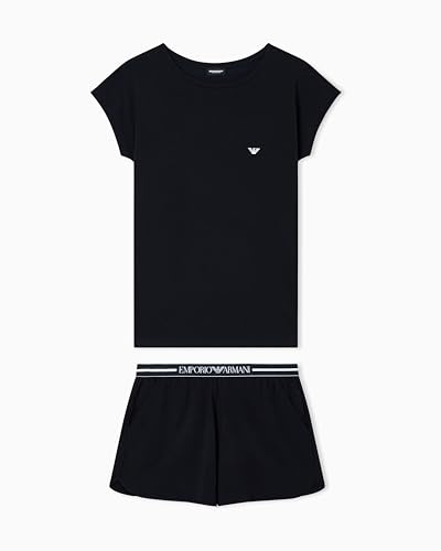 Emporio Armani Damen T-Shirt+Shorts Pyjama Pyjamaset (1er Pack)