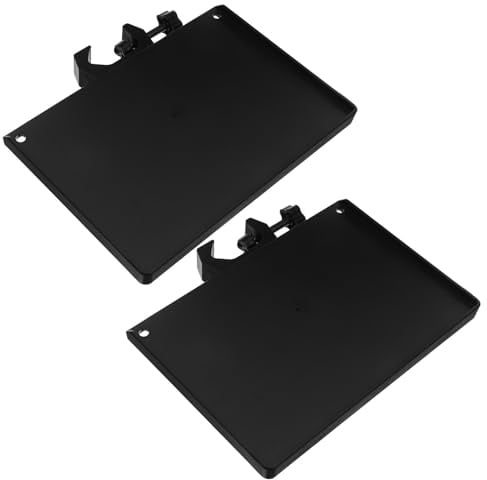 Klemmbarer Mikrofon Tabletthalter für 25mm Rohr, 2 Stück | Kunststoff, Schwarz, für Mikrofone und Equalizer, für Broadcasting und Streaming