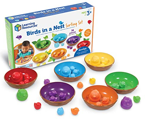 Learning Resources Sortierset „Vögel und Nester“