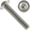 OPIOL QUALITY® Linsenkopfschrauben mit Flansch und Innensechsrund (ISR) ISO 7380 M8x16 mm aus Edelstahl A2 V2A (50 Stück) Flachkopfschrauben Linsenkopf Flanschschrauben Torx