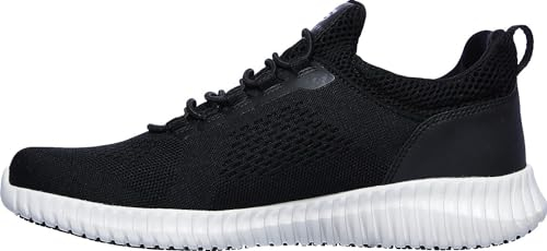 Skechers Men's Cessnock Food Service Shoe, Black, 42.5 EU